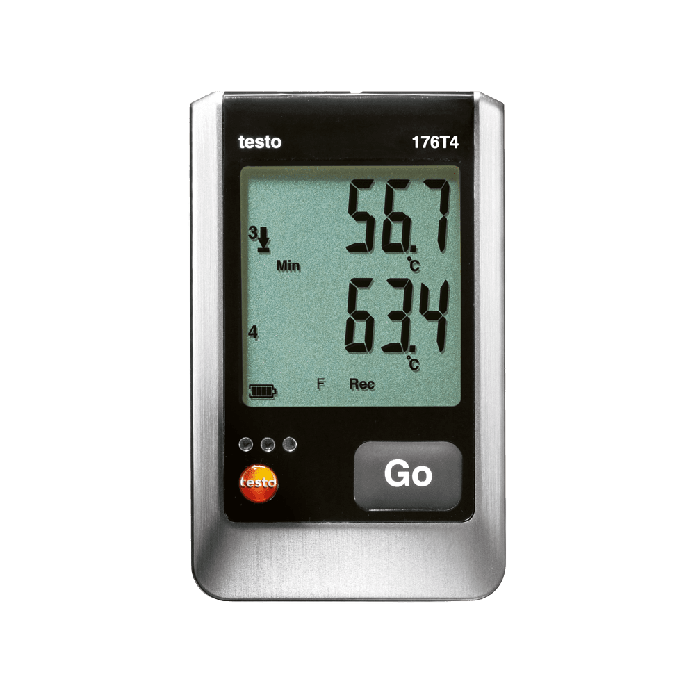 Data logger temperature | 4-channels | Type K, T, J - Image 1