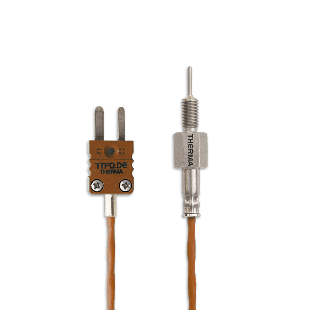 Screw-in thermocouple | Teflon | Type T | - Image 1
